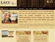 Tablet Screenshot of lazymcangus.com